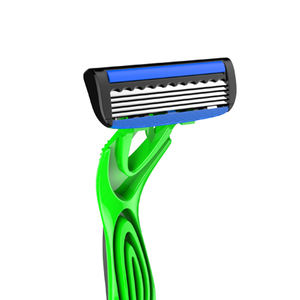 Super <span class=keywords><strong>5</strong></span> Lames Vert Couleur Hommes <span class=keywords><strong>Rasoir</strong></span> Jetable Hommes <span class=keywords><strong>Rasoir</strong></span> 2 rasoirs dans un paquet - Product Image 3