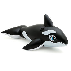 Cama Flotante Inflable JOSEN de PVC con Diseño de Tiburón Negro, Ballena Azul y Cocodrilo Grande para Adultos, para Jugar en el Agua al Aire Libre - Product Image 5