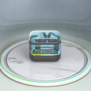 DX-29หูฟังไร้สายเอียร์บัดสำหรับเล่นเกม5.5 ENC ตัดเสียงรบกวนไฟ LED IPX4กันน้ำได้ - Product Image 4