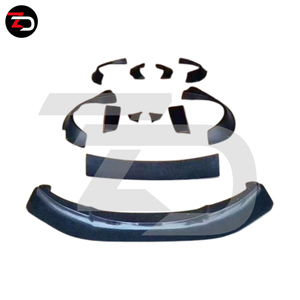 Kit de Carrocería Estilo Ancho LB para BMW Serie 3 E92 E93 M3 310 320 <span class=keywords><strong>325</strong></span> (2005-<span class=keywords><strong>2012</strong></span>), con Alerón Delantero, Faldones Laterales y Guardabarros - Product Image 2