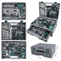 Ensemble de tournevis électrique au lithium 8V de 109 pièces, coffret à outils de style tiroir à trois niveaux, coffret à outils électriques pour ordinateur, emballage