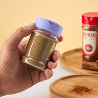 Bouteille vide transparente en plastique de 150 ml et 170 ml avec bouchon papillon pour épices, poudre de chili et condiments de cuisine – Emballage de stockage