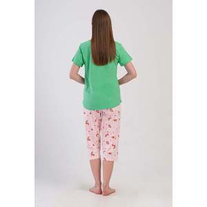Combinaison de nuit ovale à manches courtes et col rond pour femme, taille XXL - Product Image 1