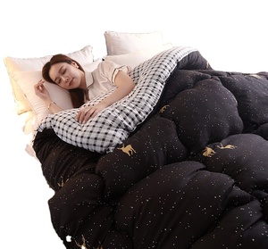 Copripiumino trapuntato in poliestere Sherpa invernale addensato - Product Image 1