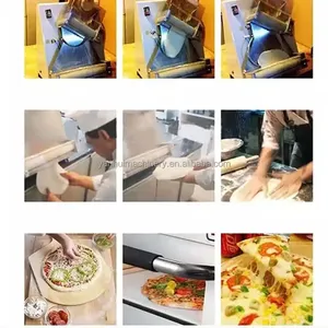 Máquina Automática para Prensar y Formar Masa de Pizza, Laminadora y Aplanadora de Pizza, Venta al por Mayor CE - Product Image 5