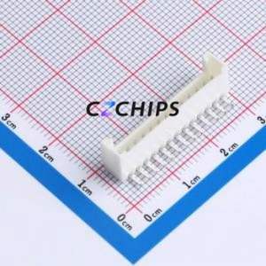 ZX-HY2.0-13PWZ Wire-to-Board Pin Header Bent Lead Through Hole,P=2mm Connector 1x13P 2mm Right Angle Insert HY - Product Image 1