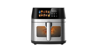 Anbolife Friteuse à air 7L avec bac à huile amovible en acier inoxydable, panneau <span class=keywords><strong>de</strong></span> commande tactile, 1800W et 8 fonctions - Product Image 2