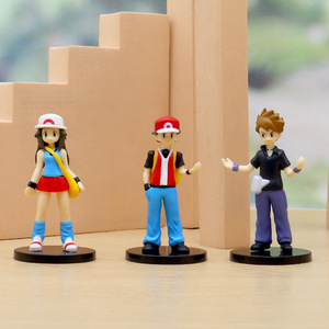 8 pièces / ensemble Pokémon Entraîneur Ash Ketchum Pikachu Figurines d'action en PVC de dessin animé mignonnes à collectionner Modèle original - Product Image 4