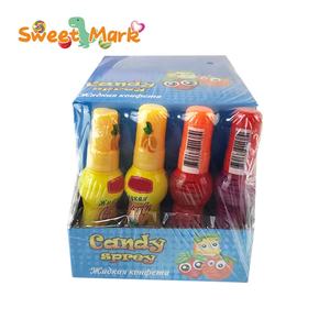 Spray de <span class=keywords><strong>bonbons</strong></span> liquides fruités colorés de haute qualité faveur de fruits halal dans un emballage de boîte attrayant - Product Image 2