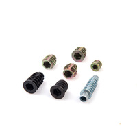 Mur baut tipis titanium Gr5 5/8 -11 Hex RH LF dengan lapisan seng atau baja tahan karat hitam, ulir UNF 5/16 inci