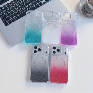 Étui de téléphone Lichicase avec support métallique transparent et paillettes pour Tecno Spark <span class=keywords><strong>20</strong></span> 20c <span class=keywords><strong>20</strong></span> <span class=keywords><strong>Pro</strong></span> <span class=keywords><strong>Coque</strong></span> antichoc - Product Image 1