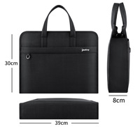 Sac à main souple en Oxford grande capacité pour homme, mallette de bureau étanche pour réunions et documents professionnels, sacoche pour ordinateur portable