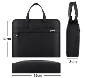 Maletín <span class=keywords><strong>de</strong></span> Negocios Impermeable <span class=keywords><strong>de</strong></span> Gran Capacidad para Hombre, Bolso <span class=keywords><strong>de</strong></span> Mano Oxford Suave para Reuniones y Documentos <span class=keywords><strong>de</strong></span> Negocios, <span class=keywords><strong>Bolsa</strong></span> para Portátil - Product Image 6