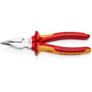Pince combinée KNIPEX 08 26 185 SB à bec effilé, isolée, avec poignées à poignées multi-composants, testée VDE - Product Image 1