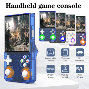 M Nouveau Design R36 Ultra Consoles de <span class=keywords><strong>Jeu</strong></span> Portable Écran IPS 4 Pouces Système Linux Console Open Source Lecteur Vidéo de Poche Rétro - Product Image 2