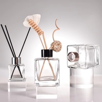 Bouteille d'eau vide rechargeable personnalisée pour diffuseur de parfum, 50 ml, 100, 150, flacons en verre pour diffuseur de parfum, décoration d'intérieur