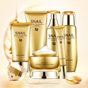 BISUTANG Marque privée Meilleurs produits de soin de la peau Escargot <span class=keywords><strong>Anti</strong></span>-âge Sérum nettoyant pour le visage Crème hydratante pour le visage Ensemble de soins de la peau - Product Image 4