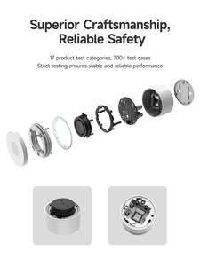 Détecteur de fumée et de chaleur intelligent WiFi, capteur photoélectrique d'alarme incendie avec alertes par application, sans fil et alimenté par batterie pour la sécurité domestique - Product Image 5