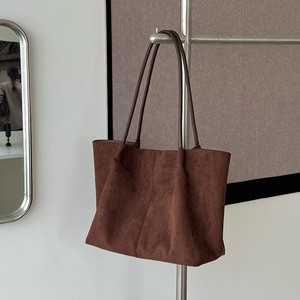 Bolso Tote de Gamuza para Otoño/Invierno, Gran Capacidad, Color Marrón, Estilo Minimalista, para Uso Diario, Bolso de Mano y de Hombro - Product Image 2