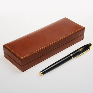 Stylo à bille personnalisé, à bille, rechargeable, de luxe, à encre Gel, en métal noir, de haute qualité, 10 pièces - Product Image 3