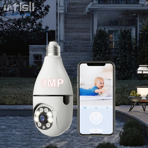 3MP WLAN PTZ Netzwerkkamera 1080P HD Kabellose Sicherheits-<span class=keywords><strong>Webcam</strong></span> 360 Grad Nachtsicht Bewegungserkennung Außen- und Innenbereich - Product Image 2