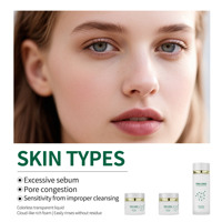 Kit de Soins Anti-Acné Marque Blanche : Acide Hyaluronique, Acides Aminés + Céramides, Hydratant, Acide Salicylique, Zinc pour Peaux Grasses