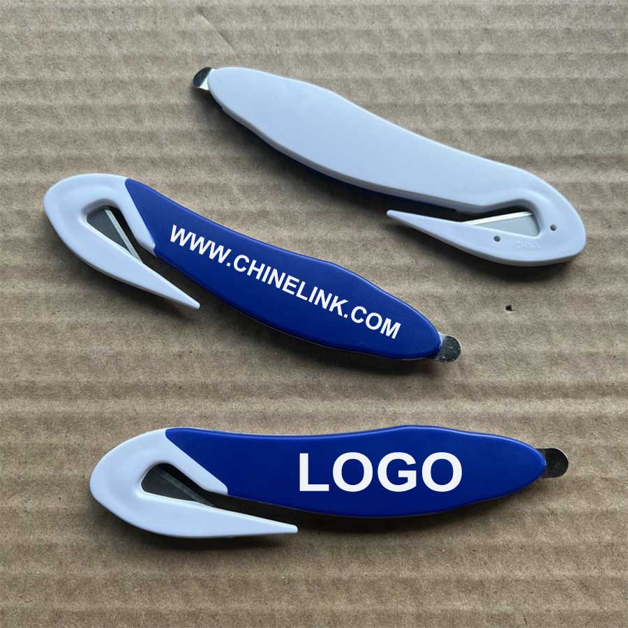 Personalized Plastic Desktop Small Tool Practical Safe Cutting Knife with Nail Remover
