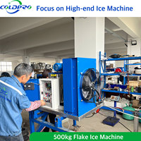Machine à glace en flocons 500 kg, 220V 50/60Hz, monophasé, avec bac à glace