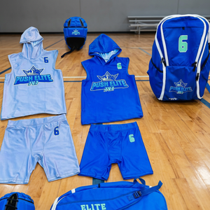 Uniformes de football 7 sur 7 en gros, logo personnalisé, impression numérique, respirant, 100% polyester, kits complets - Product Image 2