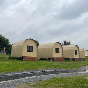 Tente d'hôtel de luxe en forme d'arche, en tissu PVC, une chambre, quatre saisons, pour le tourisme panoramique - Product Image 4