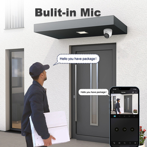 4MP Hybrid Light Turret POE <strong>Camera</strong> Smart Color Night Vision <strong>Wired</strong> <strong>Security</strong> <strong>Camera</strong> Outdoor with Microphone IP67 Weatherproof 512G - Product Image 5