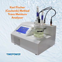Professional High Accuracy 0.2% Coulomb Method Karl Fisher Titrator Trace Moisture Tester Water Content Detection Biodiesel