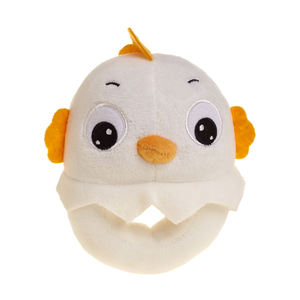 Bebé Animal Sonajero Juguete Mano-Felpa Pollo con Relleno de Algodón PP y Campana - Product Image 4