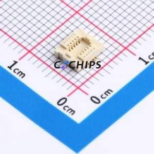 BTB0.520-10PLBDR-M41 Board-to-Board & Backplane <b>Connector</b> SMD,P=0.5mm <b>Connector</b> 10P 0.5mm Vertical Mount 2 - Product Image 1