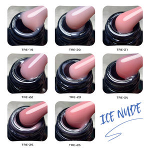Colore nudo in gomma Base Gel Deroi traslucido rosa Gel cappotto Base 26 colori Base gomma UV Y LED - Product Image 5