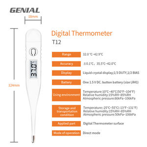 Termômetro digital oral para bebê, uso caseiro, equipamento médico de hospital - Product Image 3