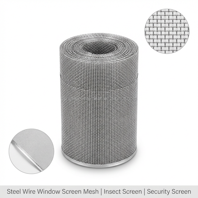 Durable Fiberglass Window Screen Mesh-UV Resistant Transparent Roll Design Customizable Size Dust Pet Resistant Easy Install