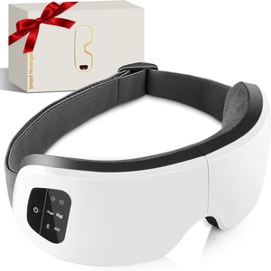 Masseur oculaire pliable intelligent avec chaleur et compression, lunettes de massage sans fil à télécommande pour le soulagement des yeux - Product Image 1