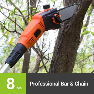 Tronçonneuse sans fil <span class=keywords><strong>Parkside</strong></span> OEM 8 pouces, portable, grande capacité de batterie au lithium, avec perche télescopique et moteur sans balais, vente chaude - Product Image 4