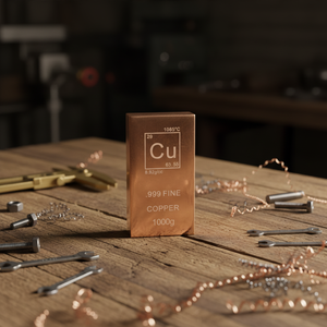 Barre de cuivre massif de qualité supérieure 1KG, pureté 99,9% T2 C11000, lingot de cuivre pour collection de qualité investissement - Product Image 4