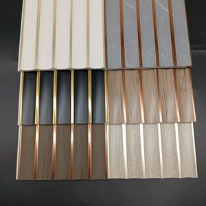 Panneaux muraux <span class=keywords><strong>en</strong></span> PS de haute qualité, design cannelé, panneaux décoratifs d'intérieur, installation facile, revêtement mural imperméable, 150x10mm - Product Image 6