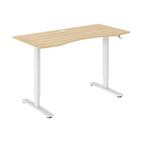 OMNI Cadre de bureau modulaire moderne en métal, réglable en hauteur, moteur simple, verrouillage enfant, capacité de charge 80 kg, fonctionnement silencieux 45 dB
