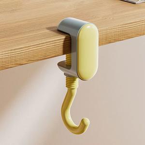 Wholesale Adjustable Cute Portable Desk Hook Strong Load-Bearing Key Organizer with Gaming Headset Hanger for Home Office - Product Image 1