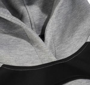 Conjuntos de 2 Piezas de Chándales de Algodón con Capucha y Parches Transpirables para Invierno, con Bolsillos con Cremallera, Pantalones Deportivos y Sudaderas - Product Image 4