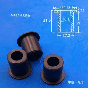 スリーブプラスチックベアリングスリーブナイロンシャフトグロメットショルダーウォッシャープラスチックシーリングガスケットM6 - Product Image 6