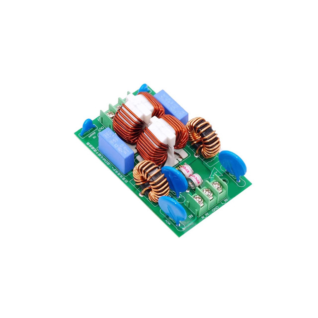 AC EMI Filter Surge Protection Board Anti-interference Power Filtering Board Purifier Amplifier Noise Impurity 110V 220V 15A 20A