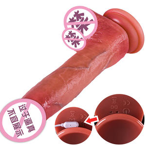 ディルドバイブレーター,液体シリコン製,リアルなクリトリス刺激ディルドスバイブレーター - Product Image 4