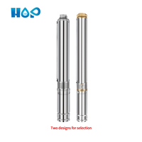 Pompe à eau submersible solaire 1HP 2HP 3HP 4HP 5HP 6HP en cuivre et acier inoxydable pour puits profonds, idéale pour l'irrigation et l'agriculture