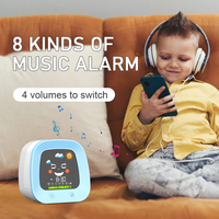 2718 Kinder Schlaf Trainer Uhr Ankunft digitale Kinder Schreibtisch Wecker Nachtlicht Tisch Smart Cartoon Azan Uhr islamisch