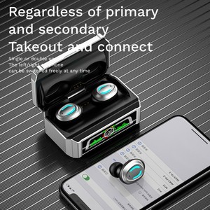 Mais recente GQ01 Verdadeiro Sem Fio Earbud Maior Vida útil da Bateria In-ear RGB Luz TWS <span class=keywords><strong>Gaming</strong></span> Fones De Ouvido Para <span class=keywords><strong>Gaming</strong></span> Sport - Product Image 5